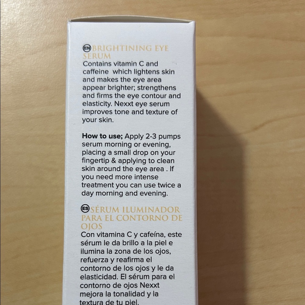 NEXXT Radiance Brightening Eye Serum and Balm Set NEW IN BOX $54 retail - Picture 2 of 6